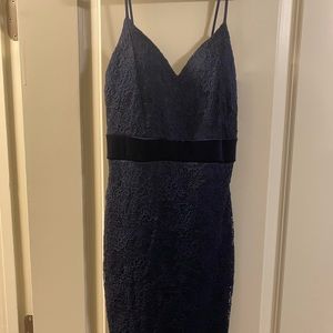 Navy blue short dress